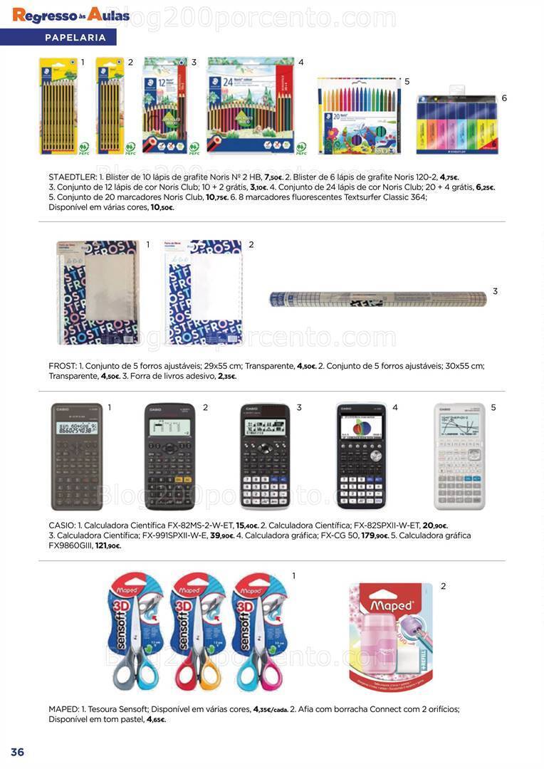 Antevisão Folheto EL CORTE INGLÉS Regresso às Aulas Promoções de 25 agosto a 17 setembro