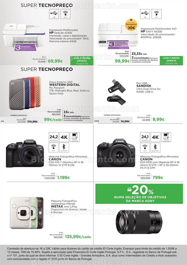 Antevisão Folheto EL CORTE INGLÉS Tecnologia Promoções até 11 maio