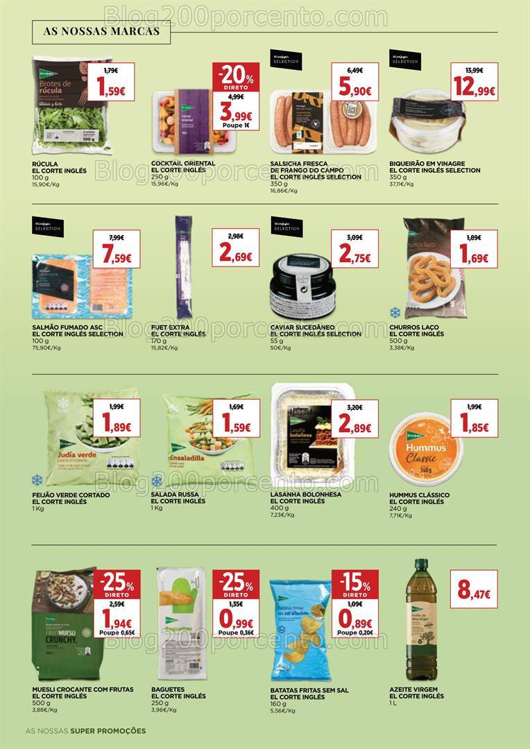 Antevisão Folheto EL CORTE INGLÉS Promoções de 26 julho a 8 agosto