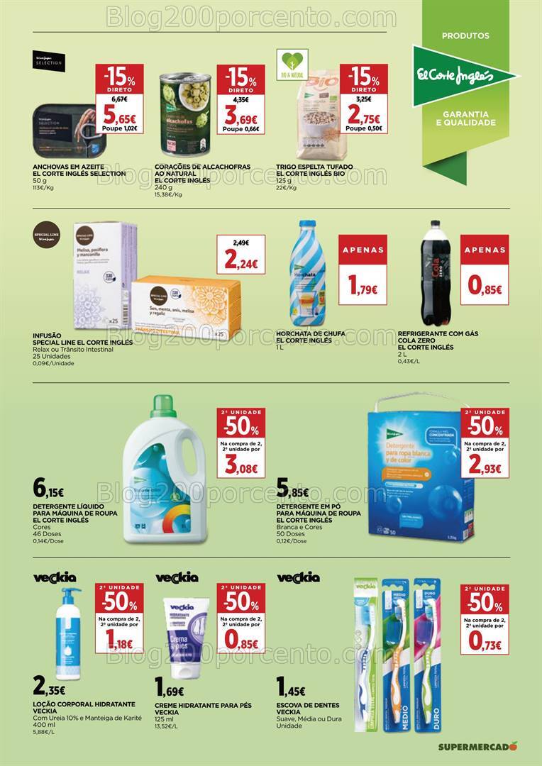 Antevisão Folheto EL CORTE INGLÉS Promoções de 26 julho a 8 agosto