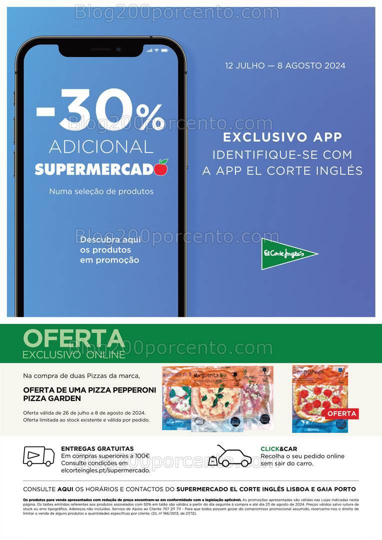 Antevisão Folheto EL CORTE INGLÉS Promoções de 26 julho a 8 agosto