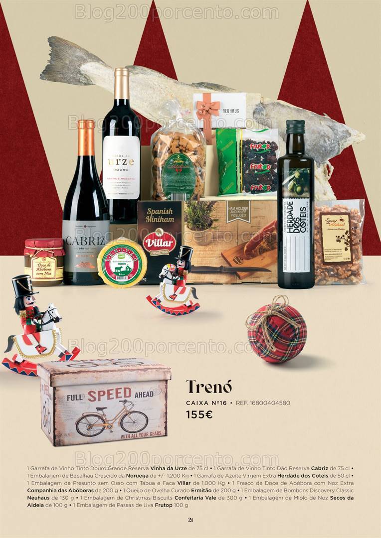 Antevisão Folheto EL CORTE INGLÉS Cabazes de Natal Promoções de 27 outubro a 24 dezembro