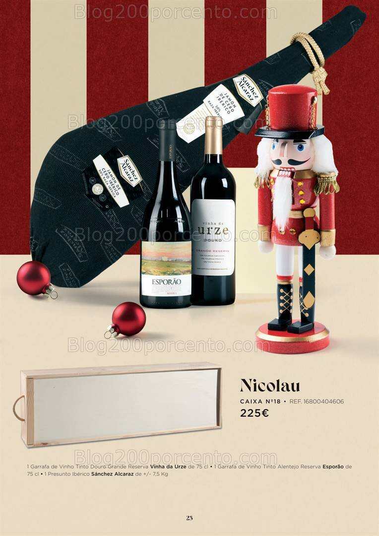 Antevisão Folheto EL CORTE INGLÉS Cabazes de Natal Promoções de 27 outubro a 24 dezembro