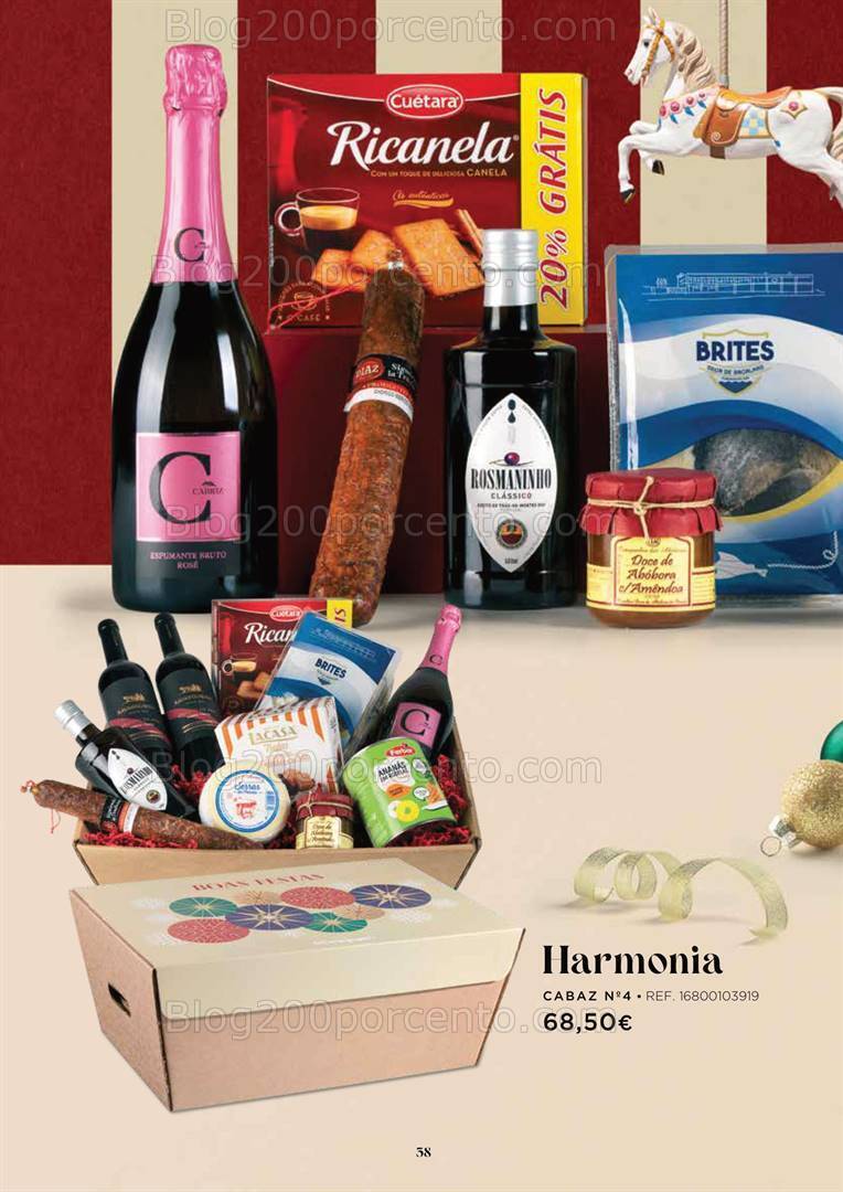 Antevisão Folheto EL CORTE INGLÉS Cabazes de Natal Promoções de 27 outubro a 24 dezembro