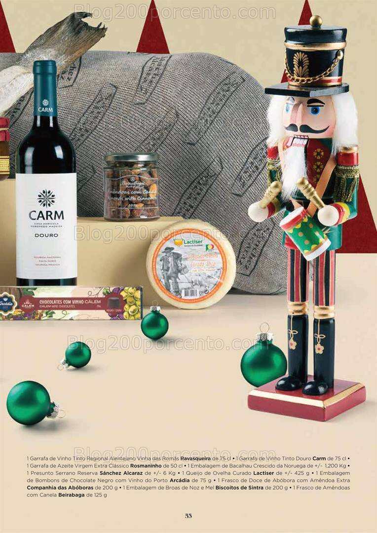 Antevisão Folheto EL CORTE INGLÉS Cabazes de Natal Promoções de 27 outubro a 24 dezembro