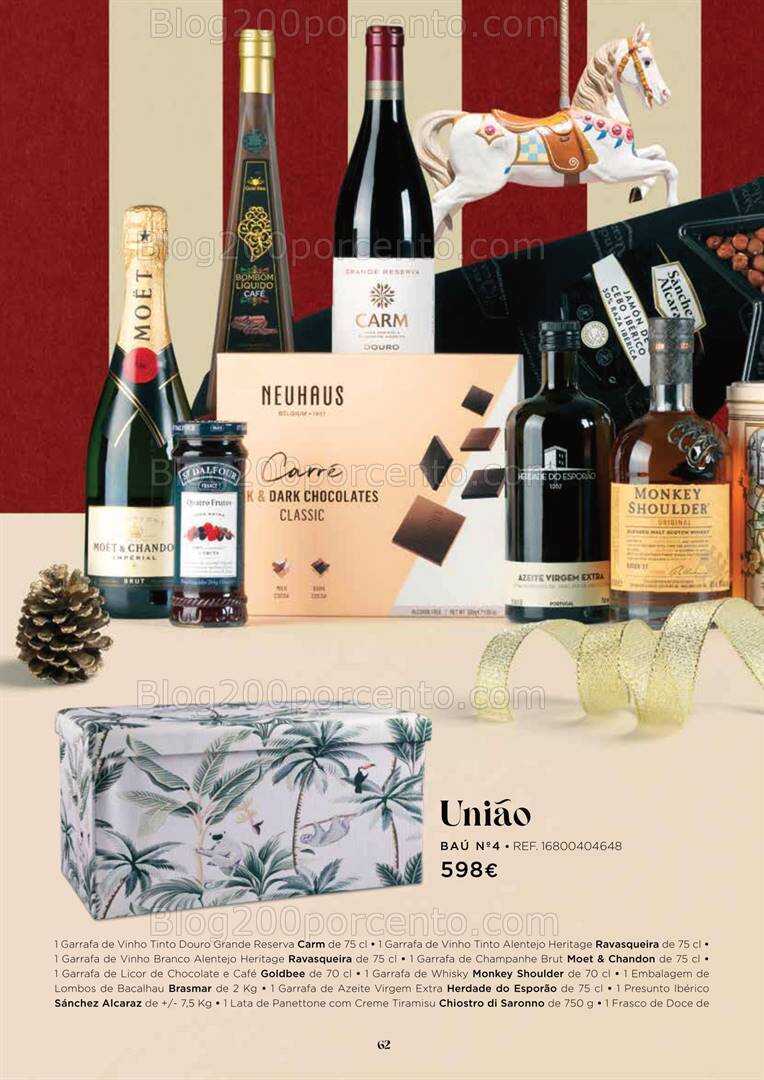 Antevisão Folheto EL CORTE INGLÉS Cabazes de Natal Promoções de 27 outubro a 24 dezembro