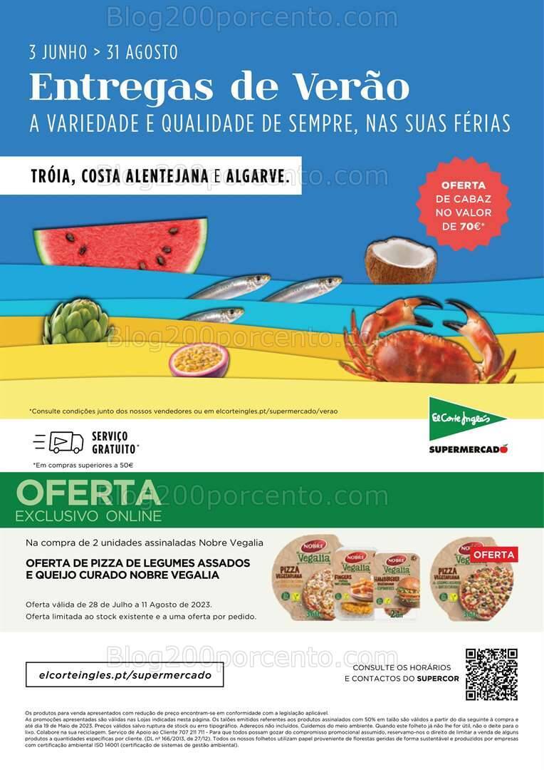 Antevisão Folheto EL CORTE INGLÉS Super Promoções de 28 julho a 10 agosto