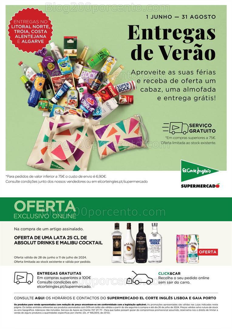 Antevisão Folheto EL CORTE INGLÉS Promoções de 28 junho a 11 julho