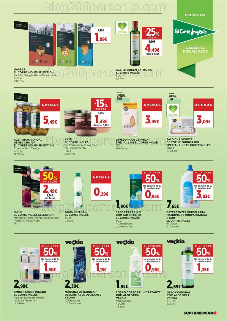 Antevisão Folheto EL CORTE INGLÉS Promoções de 28 fevereiro a 13 março