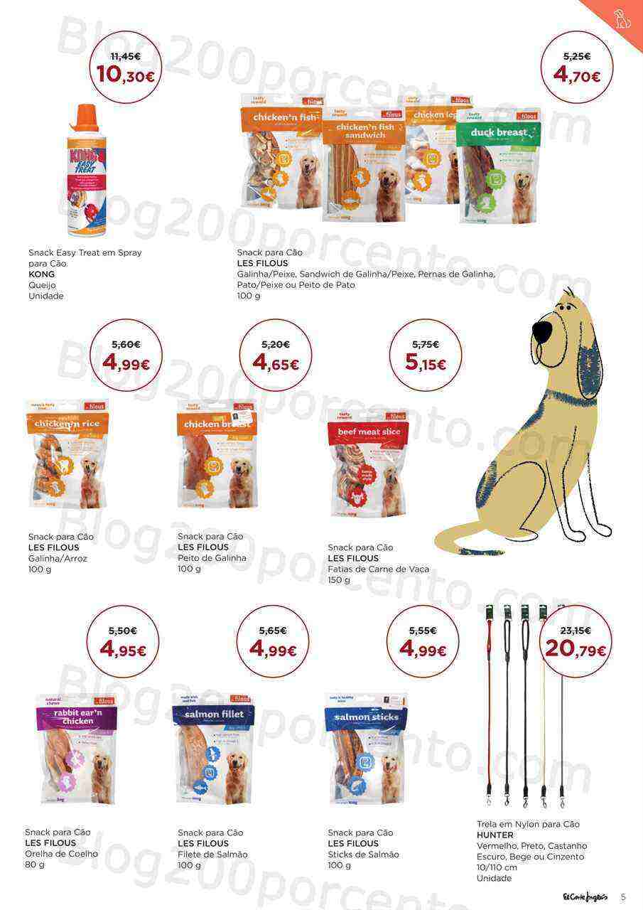 Antevisão Folheto EL CORTE INGLÉS Especial Pets Promoções de 3 a 17 março