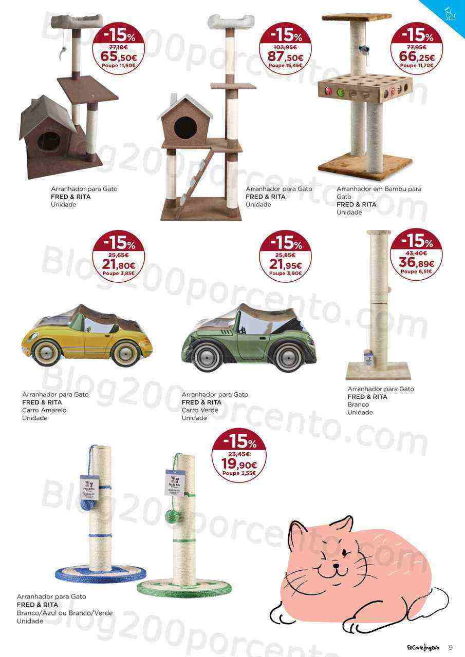 Antevisão Folheto EL CORTE INGLÉS Especial Pets Promoções de 3 a 17 março