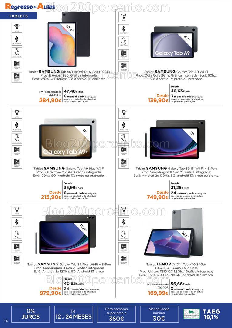 Antevisão Folheto EL CORTE INGLÉS Regresso às Aulas Promoções até 19 de setembro