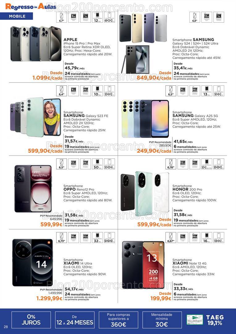 Antevisão Folheto EL CORTE INGLÉS Regresso às Aulas Promoções até 19 de setembro