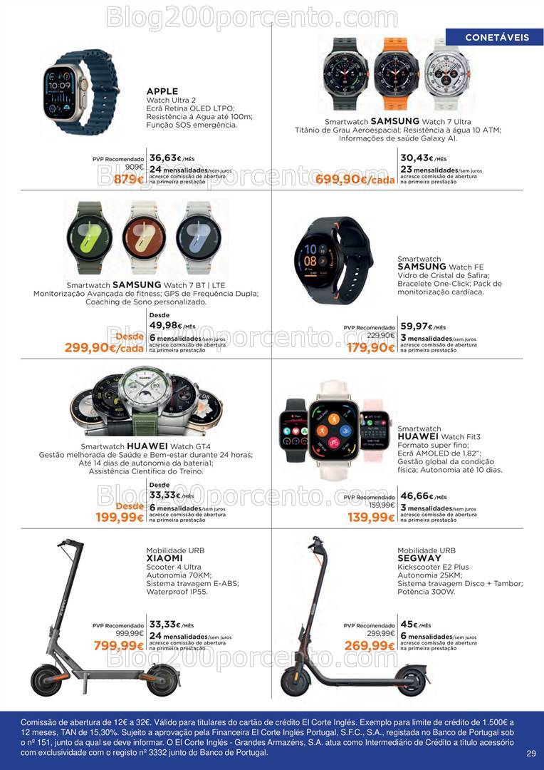 Antevisão Folheto EL CORTE INGLÉS Regresso às Aulas Promoções até 19 de setembro