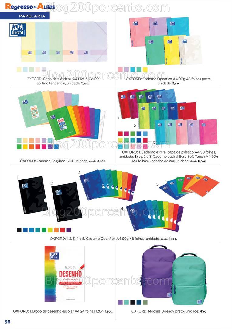 Antevisão Folheto EL CORTE INGLÉS Regresso às Aulas Promoções até 19 de setembro