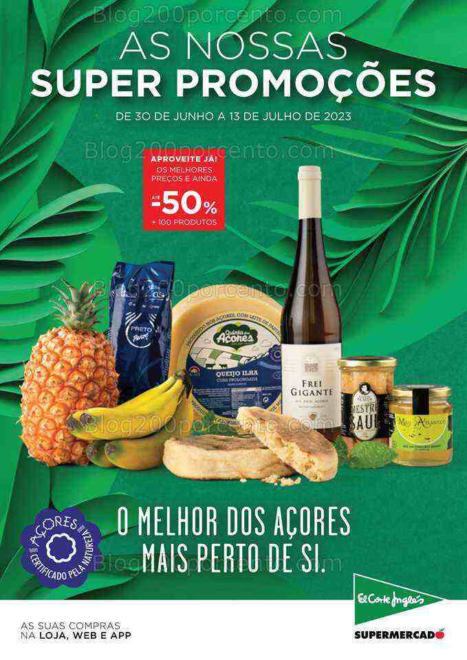 Antevisão Folheto EL CORTE INGLÉS Promoções de 30 junho a 13 julho