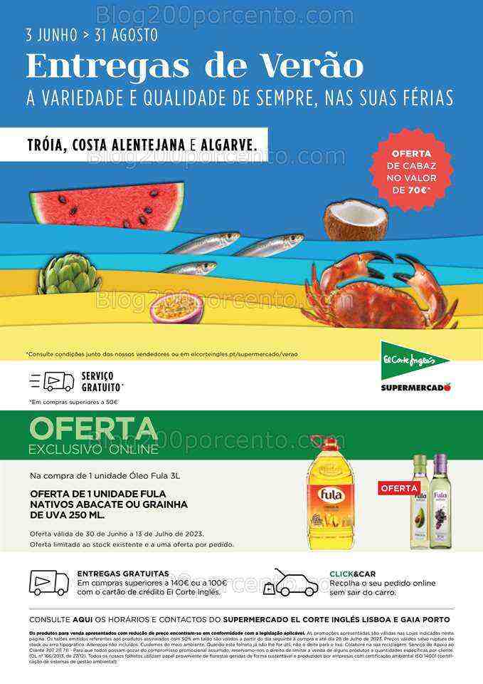 Antevisão Folheto EL CORTE INGLÉS Promoções de 30 junho a 13 julho