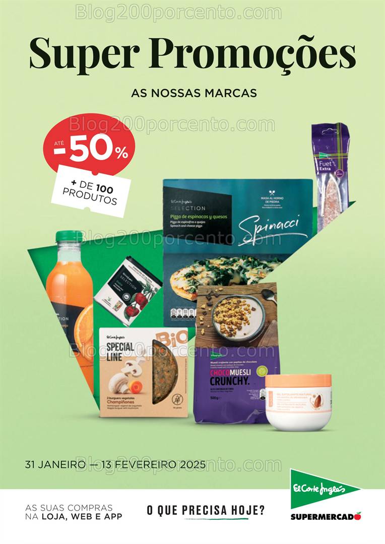 Antevisão Folheto EL CORTE INGLÉS Promoções de 31 janeiro a 13 fevereiro