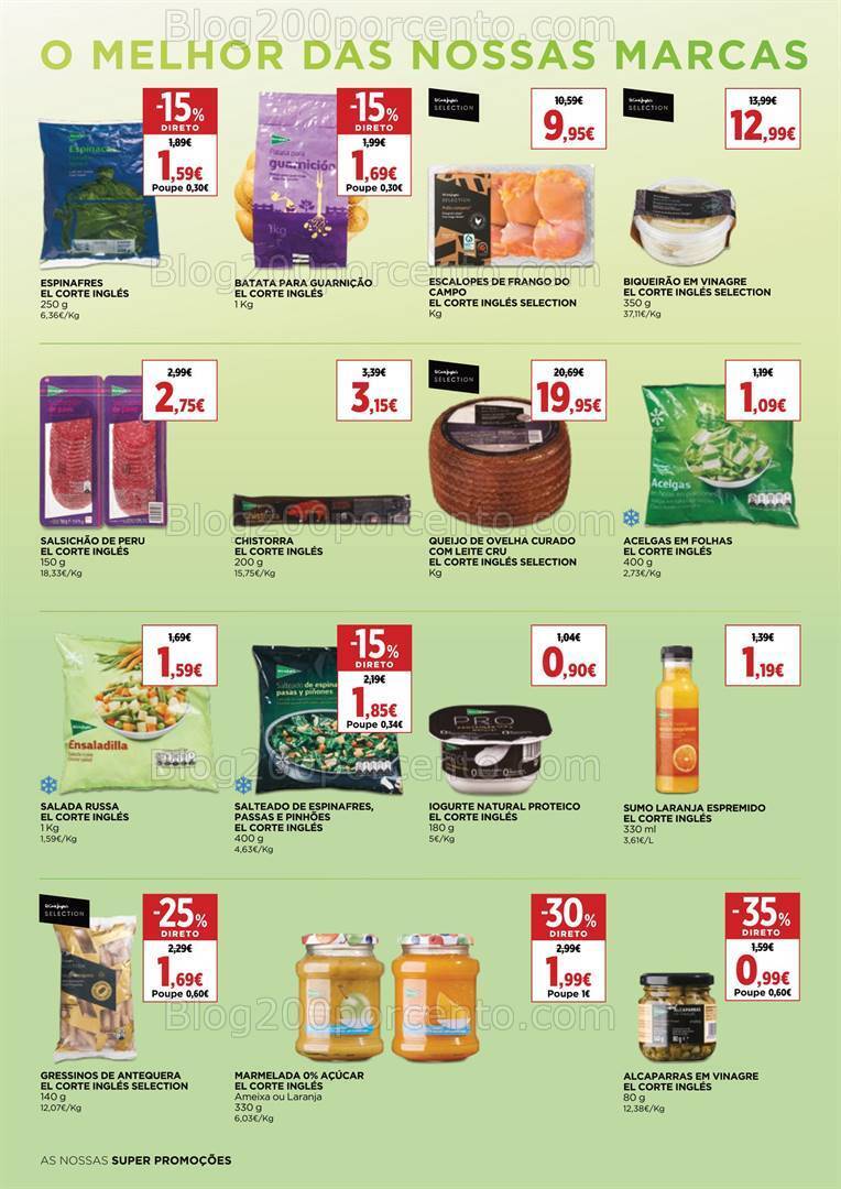 Antevisão Folheto EL CORTE INGLÉS Promoções de 3 a 16 maio