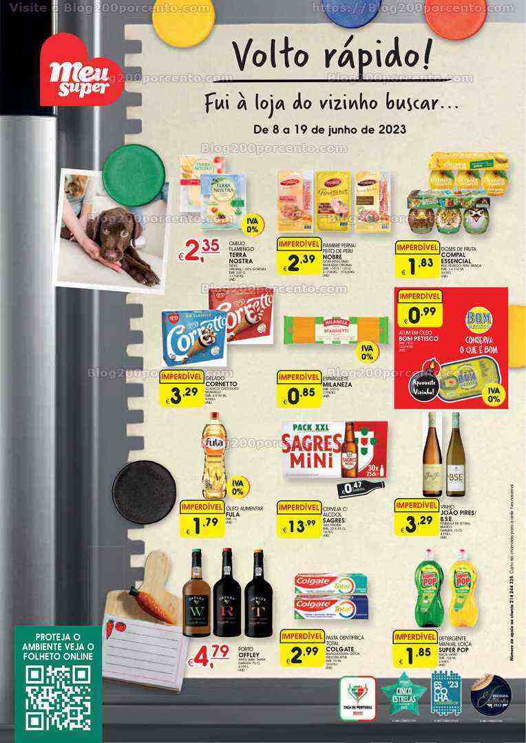 Antevisão Folheto MEU SUPER Promoções de 8 a 19 junho