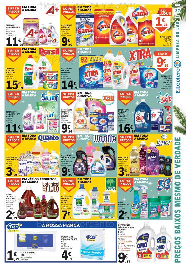 Antevisão Folheto E-LECLERC Promoções de 23 a 29 novembro