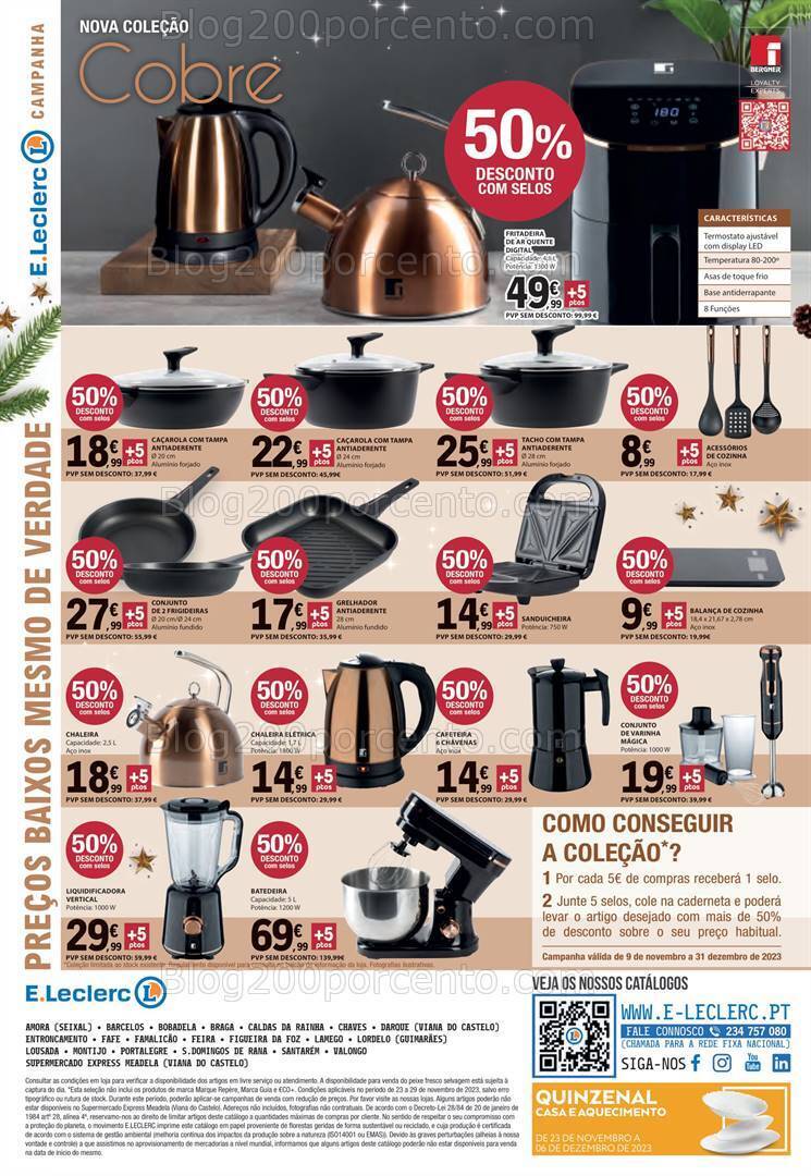 Antevisão Folheto E-LECLERC Promoções de 23 a 29 novembro