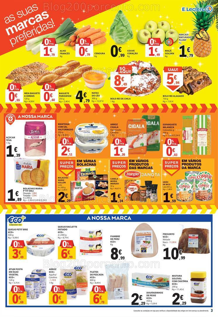Antevisão Folheto E-LECLERC Promoções Fim de Semana - 15 a 17 dezembro