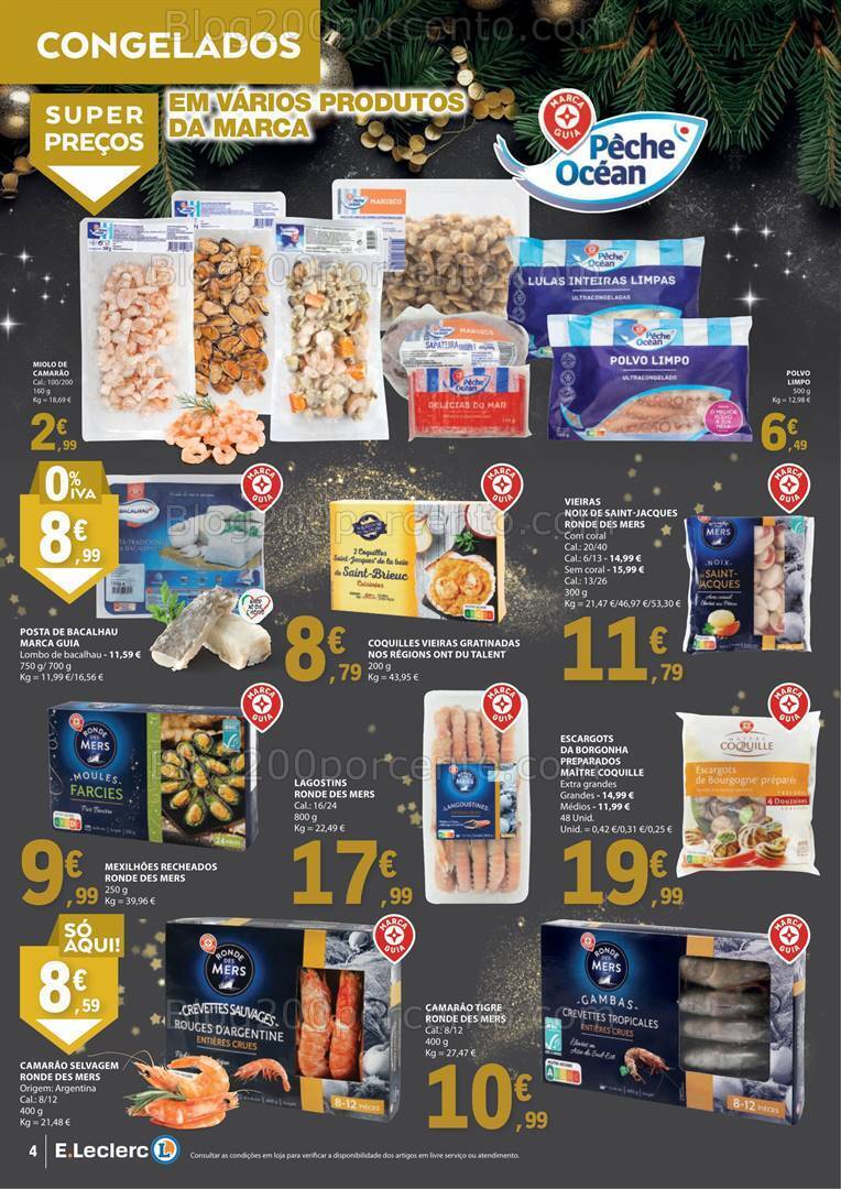 Antevisão Folheto E-LECLERC Final de Ano Promoções de 26 a 31 dezembro