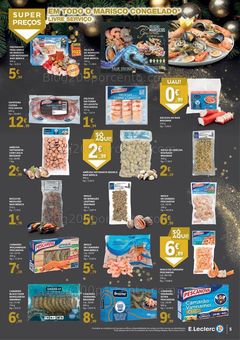 Antevisão Folheto E-LECLERC Final de Ano Promoções de 26 a 31 dezembro