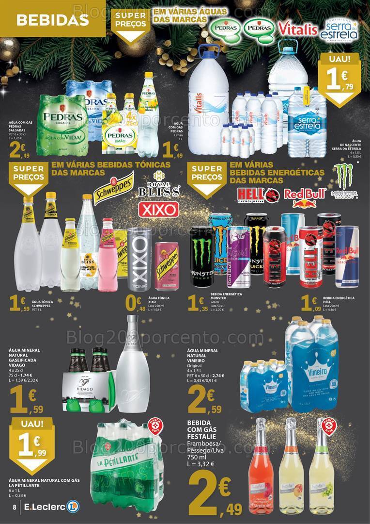 Antevisão Folheto E-LECLERC Final de Ano Promoções de 26 a 31 dezembro