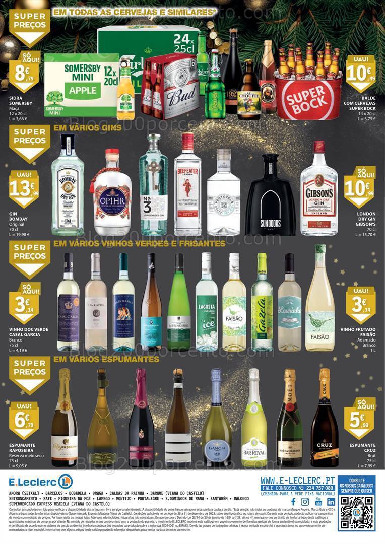 Antevisão Folheto E-LECLERC Final de Ano Promoções de 26 a 31 dezembro