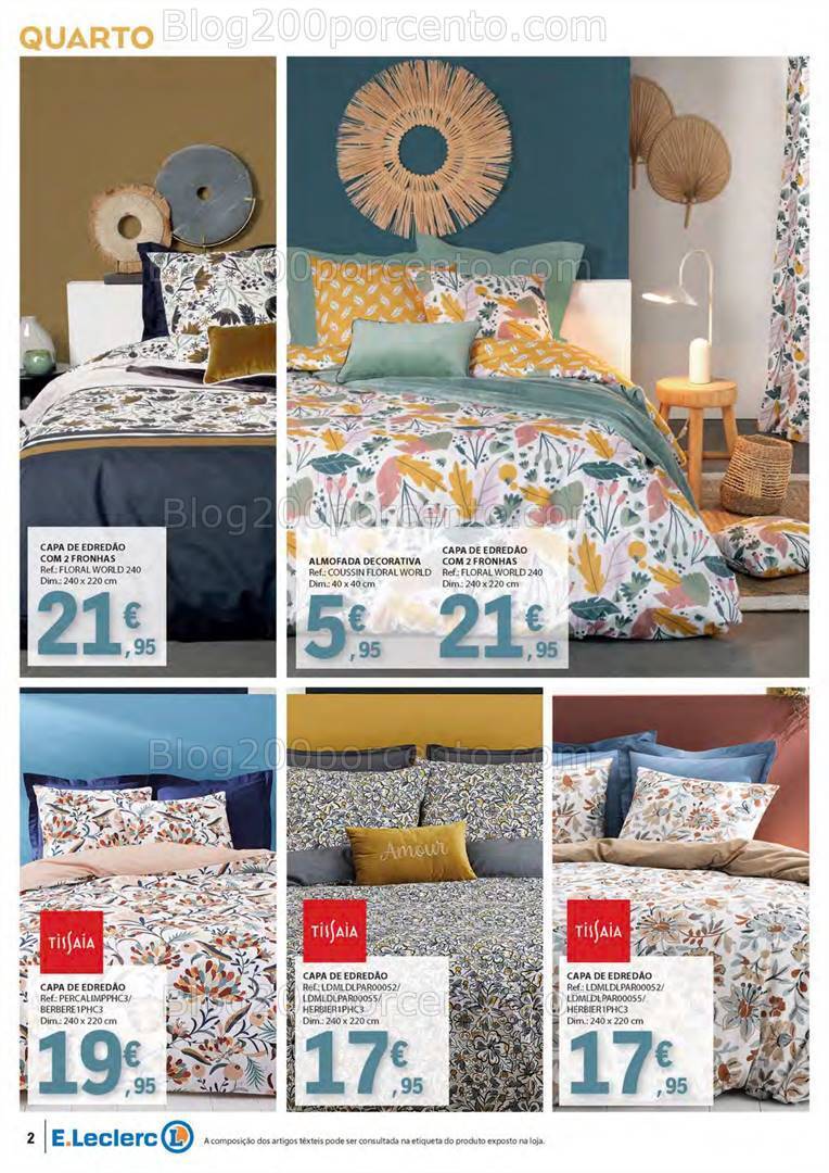 Antevisão Folheto E-LECLERC Bazar Têxtil e Limpeza - 26 dezembro a 7 janeiro