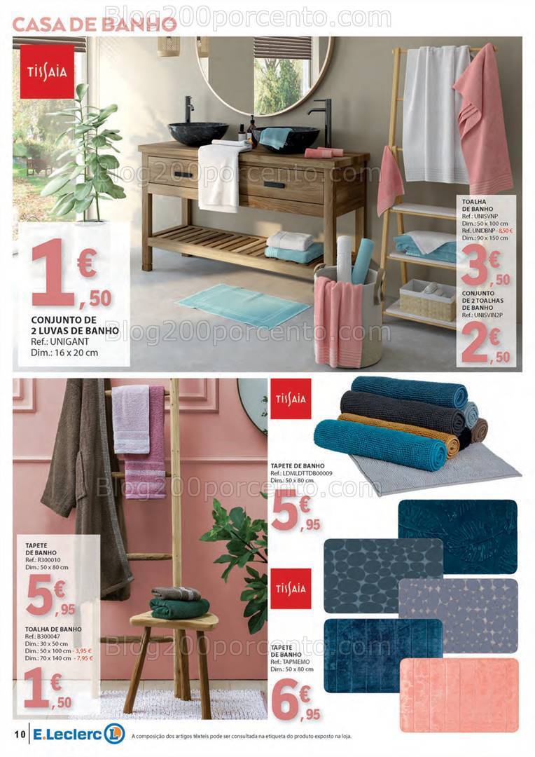 Antevisão Folheto E-LECLERC Bazar Têxtil e Limpeza - 26 dezembro a 7 janeiro