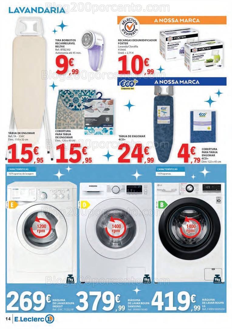 Antevisão Folheto E-LECLERC Bazar Têxtil e Limpeza - 26 dezembro a 7 janeiro