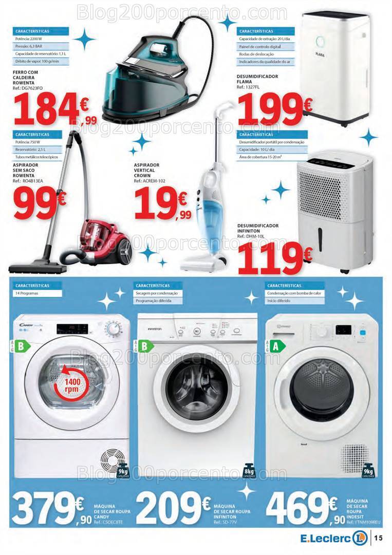 Antevisão Folheto E-LECLERC Bazar Têxtil e Limpeza - 26 dezembro a 7 janeiro