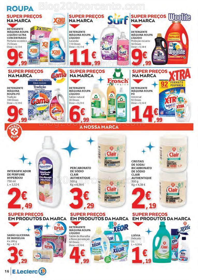Antevisão Folheto E-LECLERC Bazar Têxtil e Limpeza - 26 dezembro a 7 janeiro