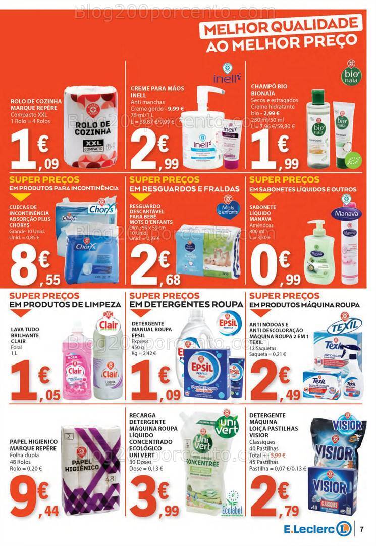 Antevisão Folheto E-LECLERC Promoções de 11 a 17 janeiro