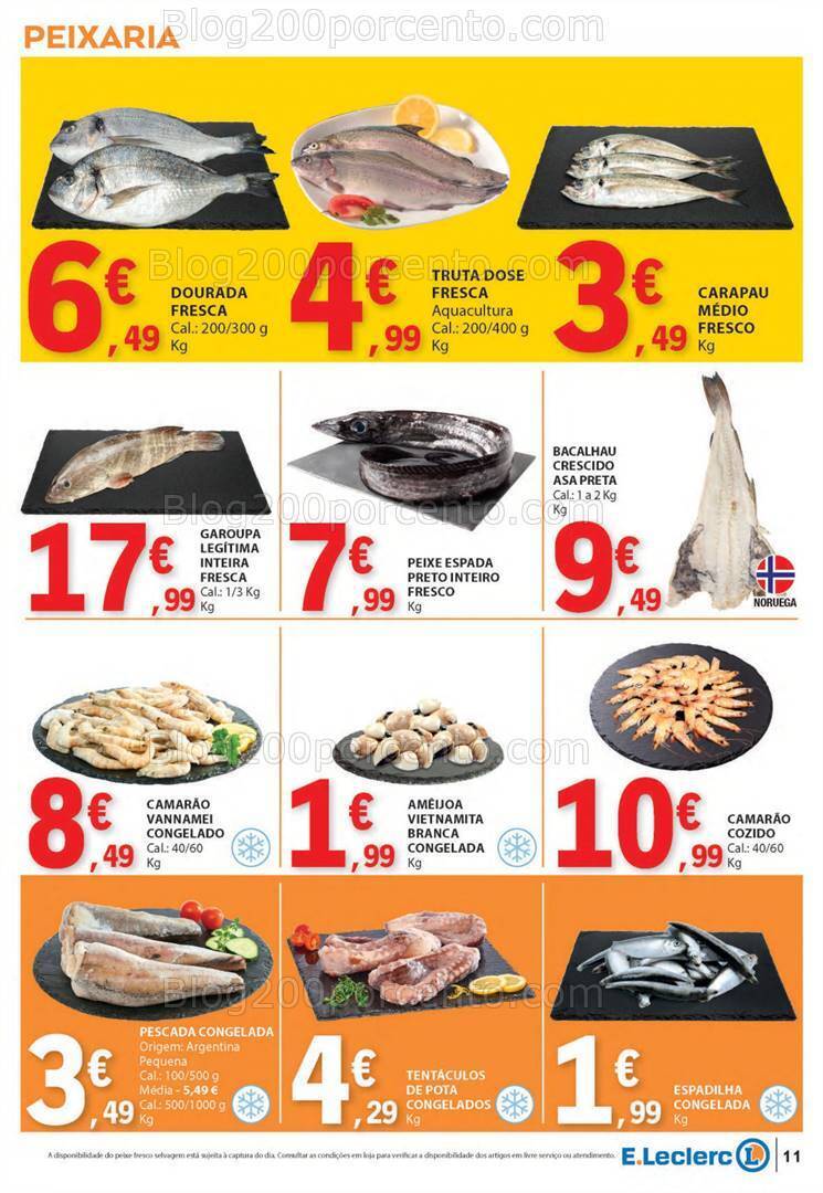 Antevisão Folheto E-LECLERC Promoções de 11 a 17 janeiro