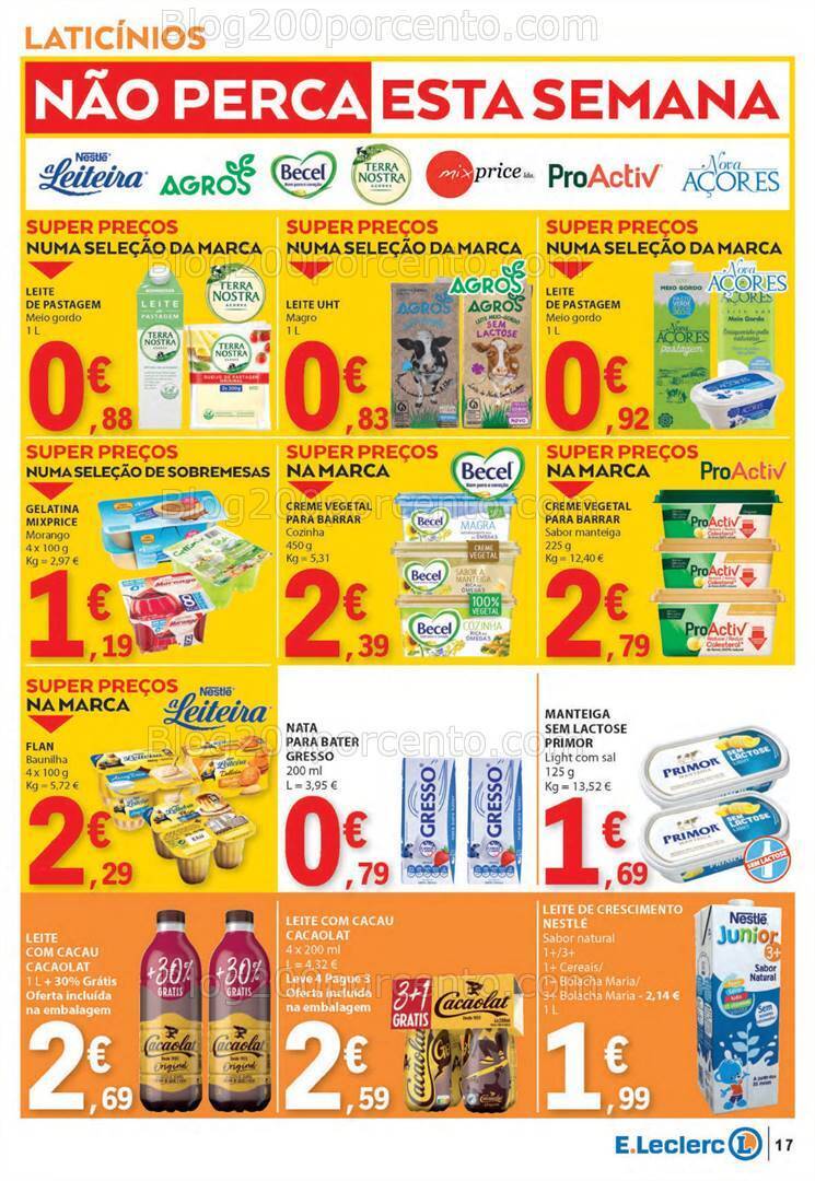 Antevisão Folheto E-LECLERC Promoções de 11 a 17 janeiro