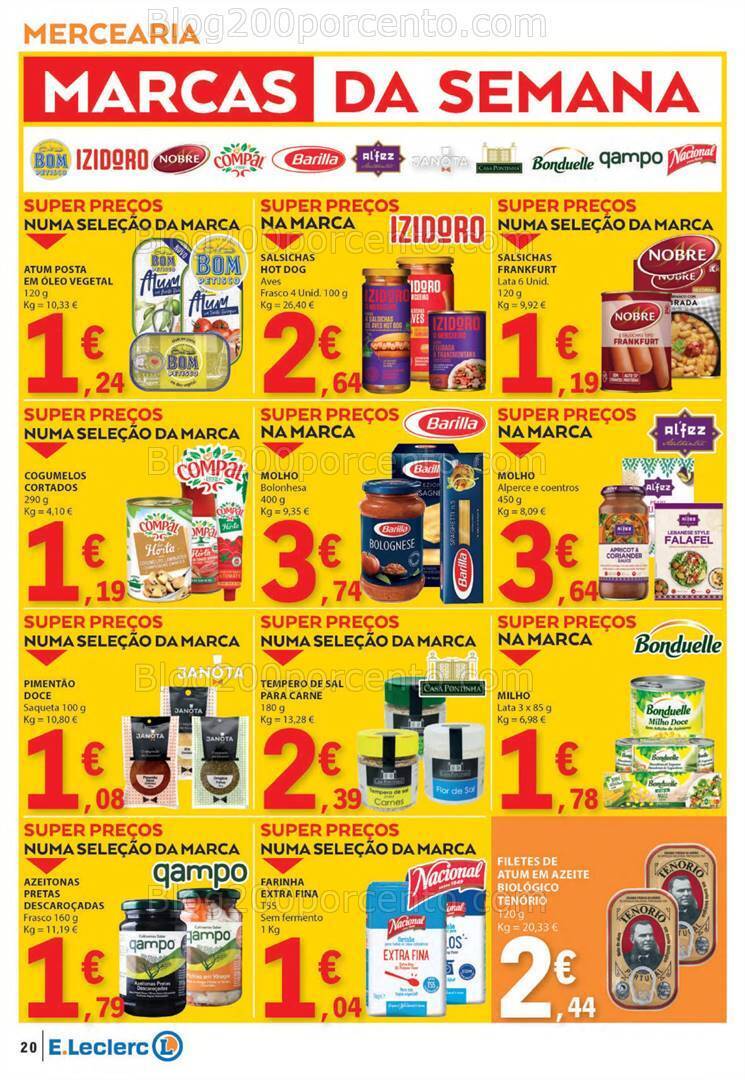 Antevisão Folheto E-LECLERC Promoções de 11 a 17 janeiro