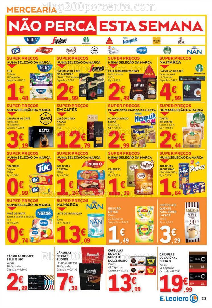 Antevisão Folheto E-LECLERC Promoções de 11 a 17 janeiro