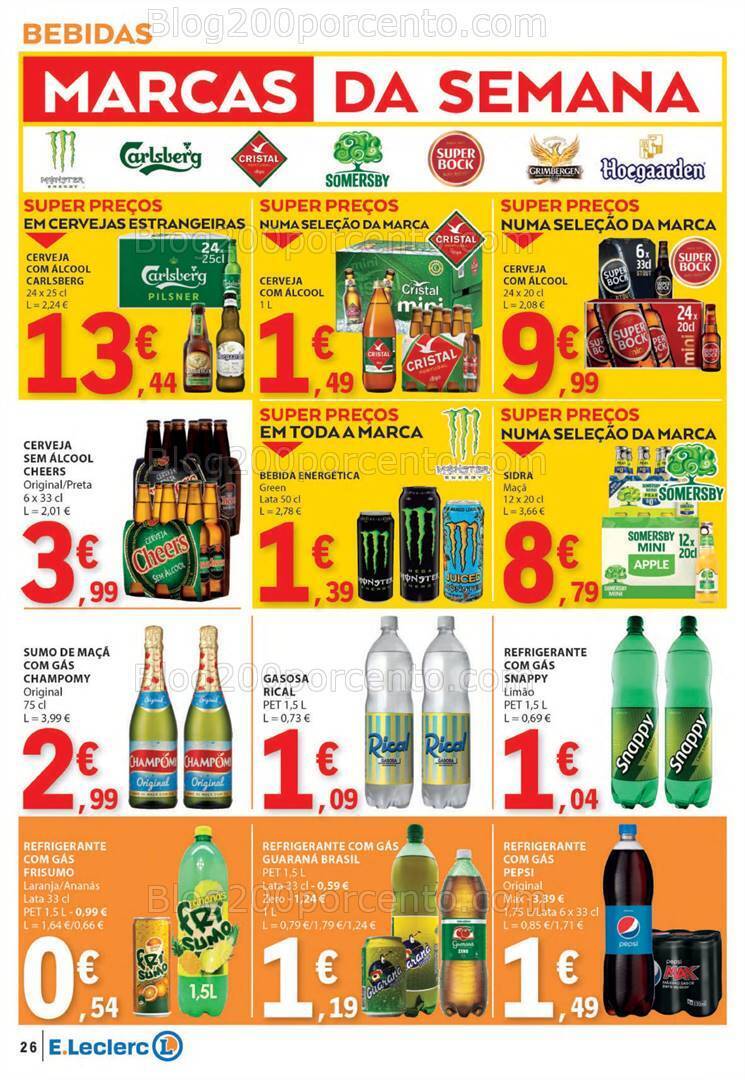 Antevisão Folheto E-LECLERC Promoções de 11 a 17 janeiro