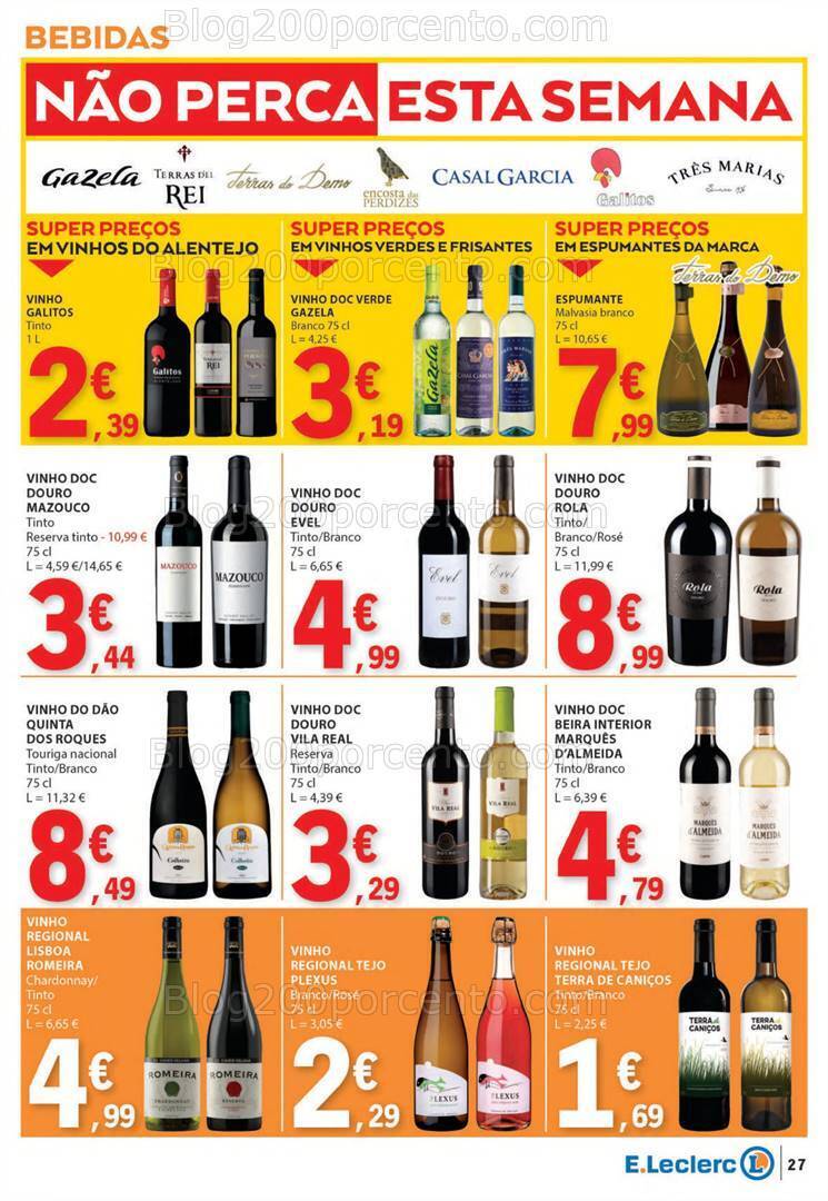 Antevisão Folheto E-LECLERC Promoções de 11 a 17 janeiro
