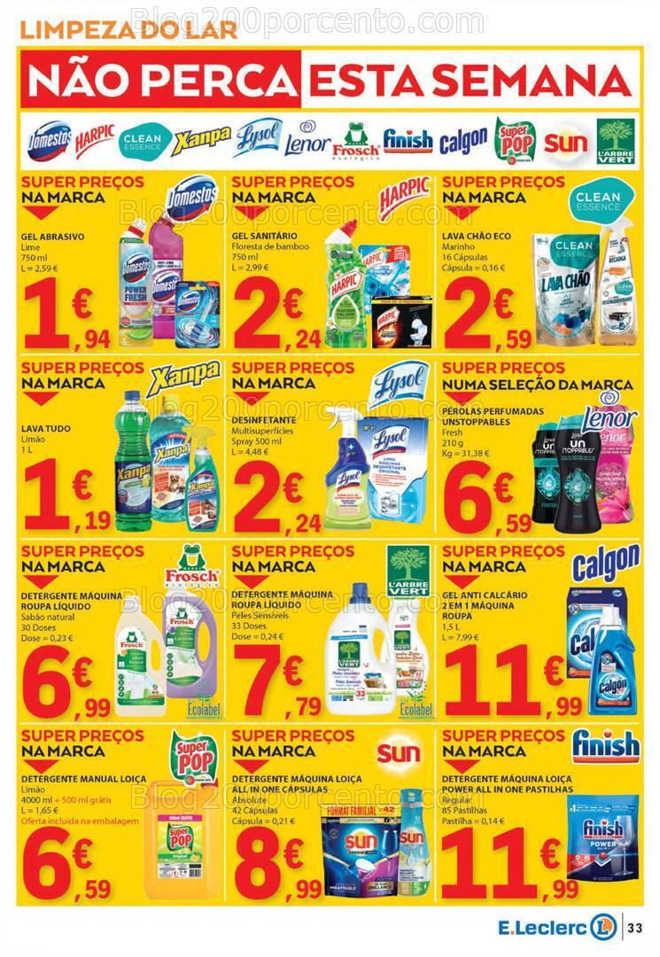 Antevisão Folheto E-LECLERC Promoções de 11 a 17 janeiro