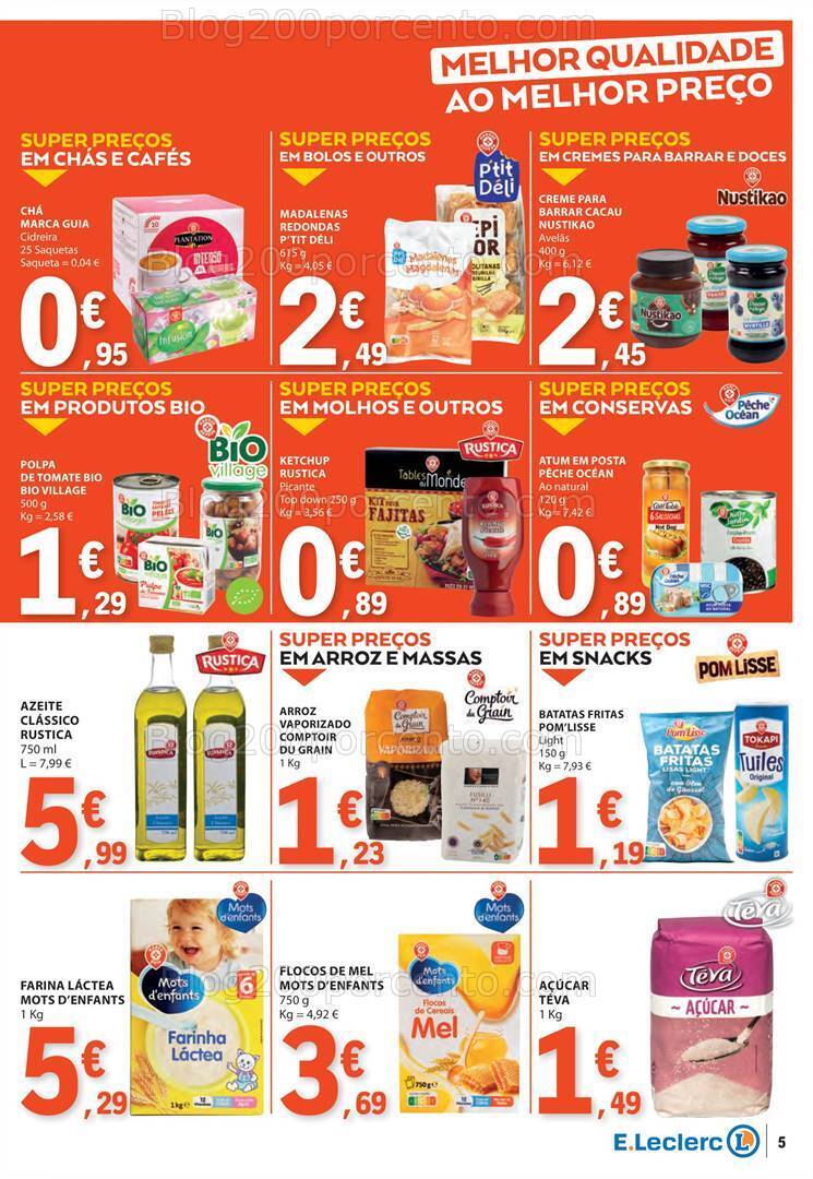 Antevisão Folheto E-LECLERC Promoções de 18 a 24 janeiro