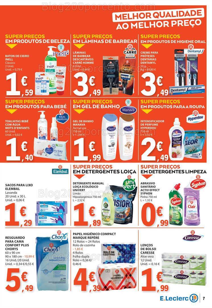 Antevisão Folheto E-LECLERC Promoções de 18 a 24 janeiro