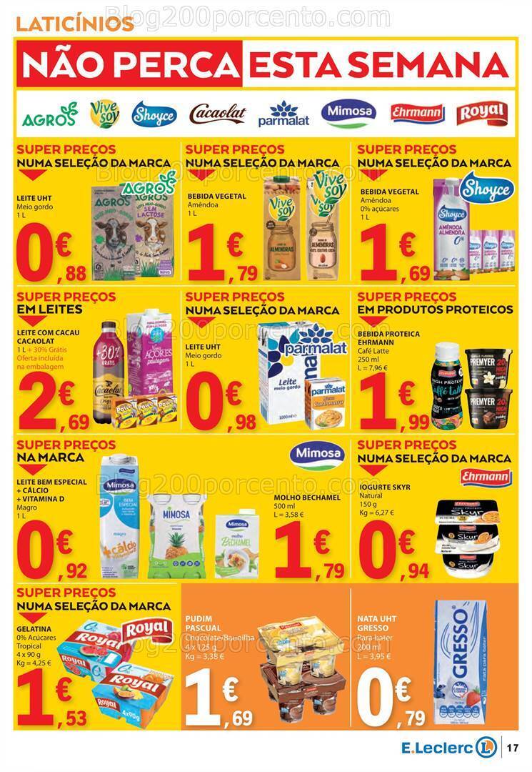 Antevisão Folheto E-LECLERC Promoções de 18 a 24 janeiro