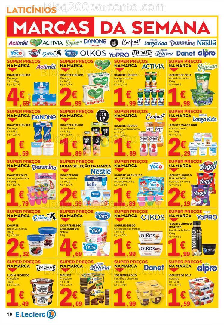 Antevisão Folheto E-LECLERC Promoções de 18 a 24 janeiro