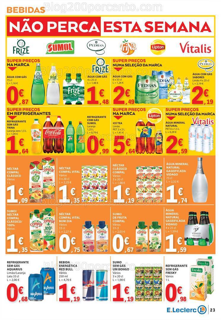 Antevisão Folheto E-LECLERC Promoções de 18 a 24 janeiro