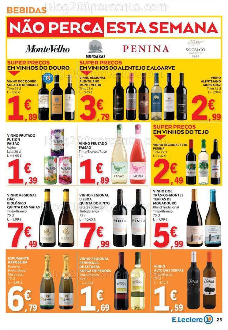 Antevisão Folheto E-LECLERC Promoções de 18 a 24 janeiro